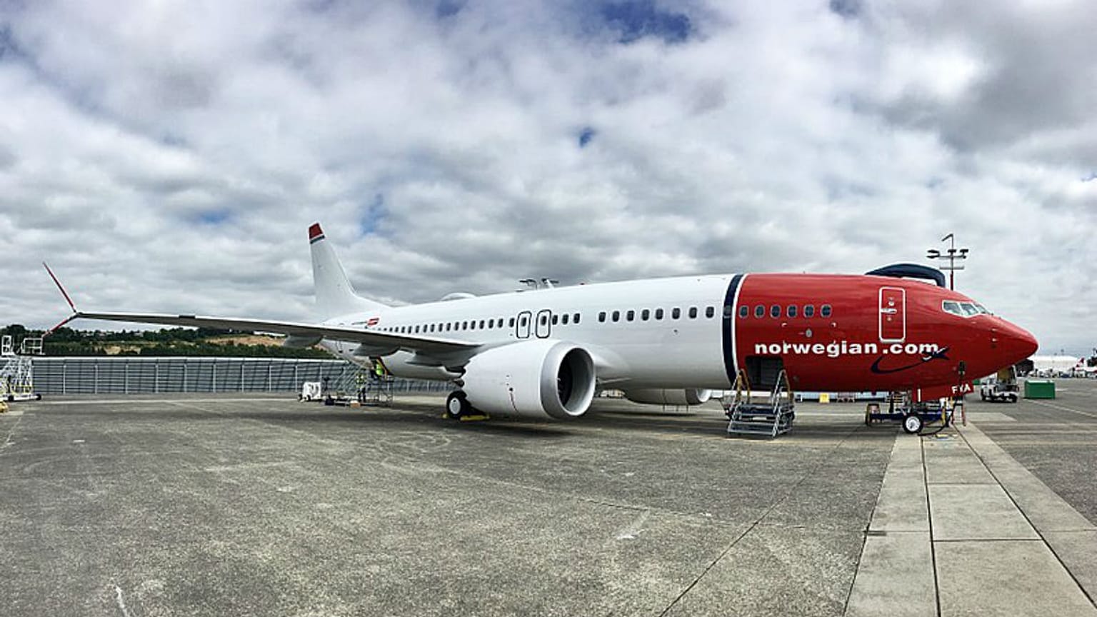 	 Norwegian's first 737 Max