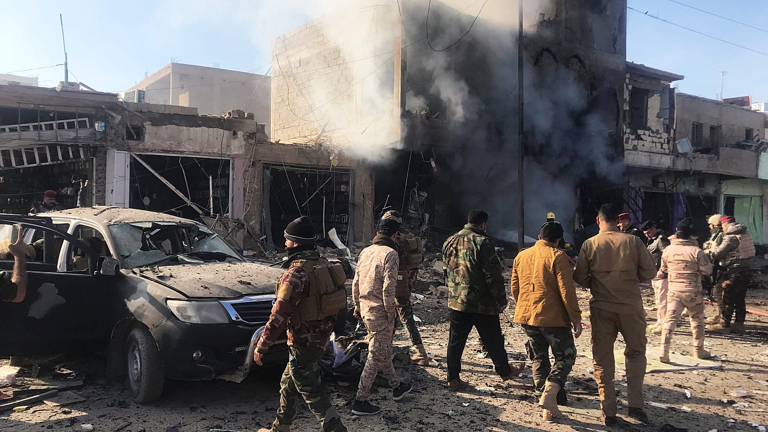 مقتل جندي في انفجار سيارة ملغومة قرب كركوك بالعراق