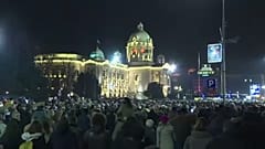 Hatodik hete tüntetnek a szerb elnök ellen