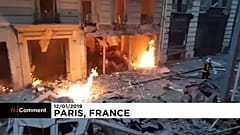 So heftig war die Explosion in einer Pariser Bäckerei