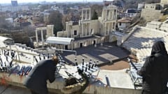 The 2nd century AD amphitheatre, built during the reign of Emperor Trajan