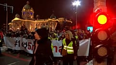 Sexto fin de semana de protestas antigubernamentales en Serbia