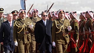 عبدالله الثاني يستقبل السيسي في عمّان والملف الفلسطيني أولى القضايا