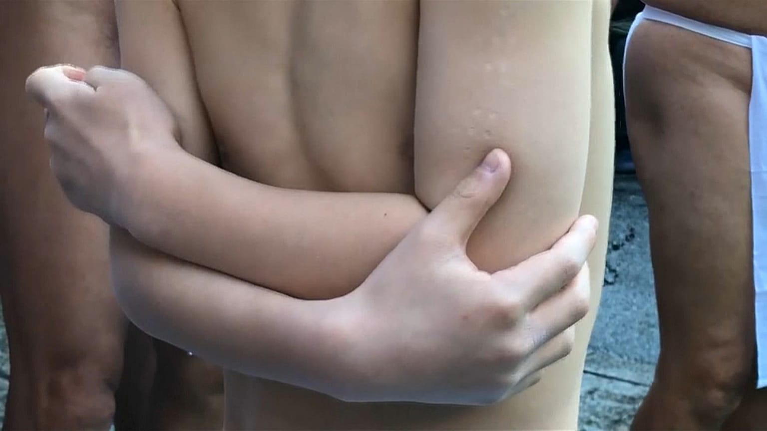 Dermesztő fürdő az új év tiszteletére Japánban