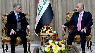 Irak Türkmen Cephesi Başkanı Erşet Salihi, Irak Cumhurbaşkanı Berhem Salih 