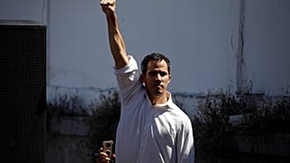 Juan Guaido, chef du parlement vénézuélien qui s'est autoproclamé président