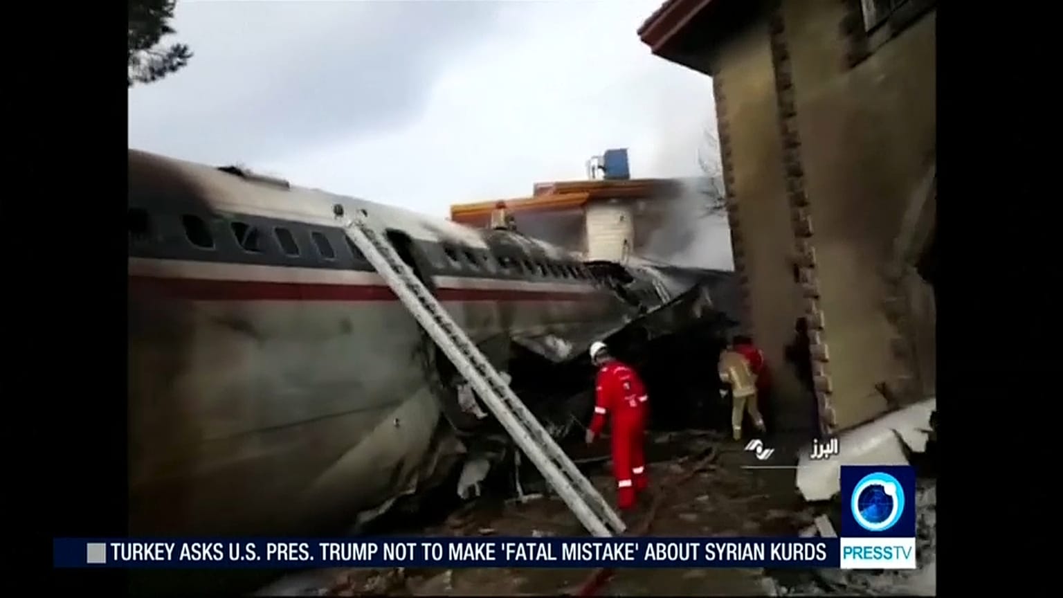 Frachtflugzeug im Iran abgestürzt