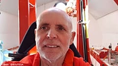 Frenchman crossing Atlantic in barrel celebrates 72nd birthday with wine and foie gras