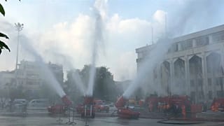 آبپاشی بانکوک همزمان با ثبت سطح هشدار آلودگی هوا 