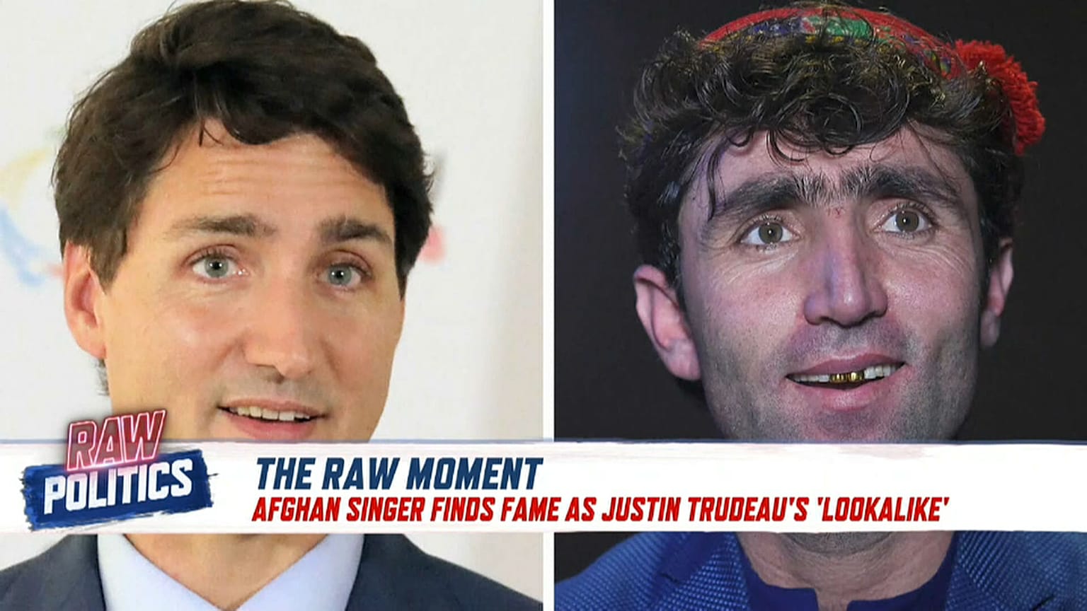 Canada PM Justin Trudeau: is this Afghan singer his lookalike?