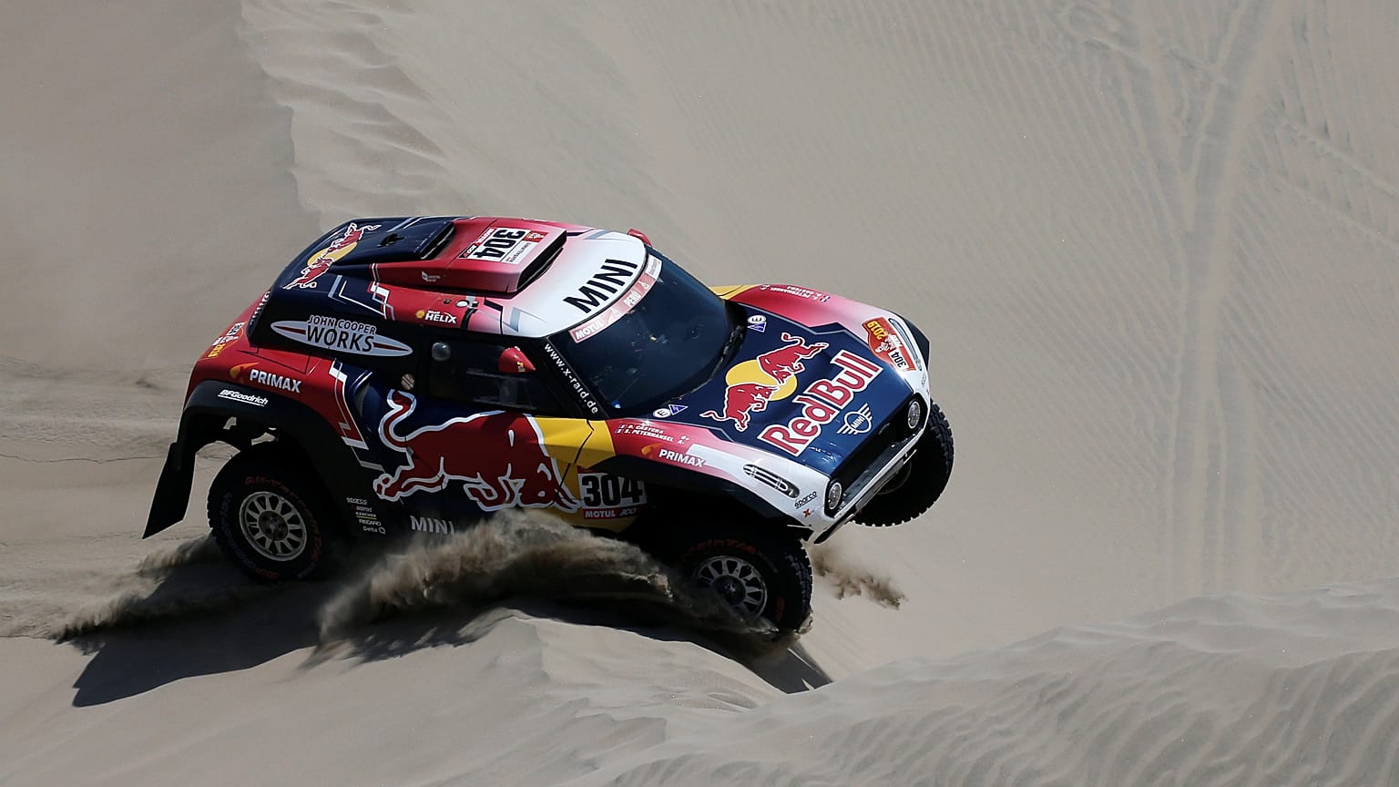 El piloto de X-Raid Mini JCW, Stéphane Peterhansel. 