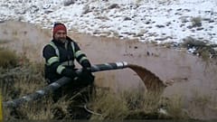 'Çikolata nehri' trafiği kilitledi