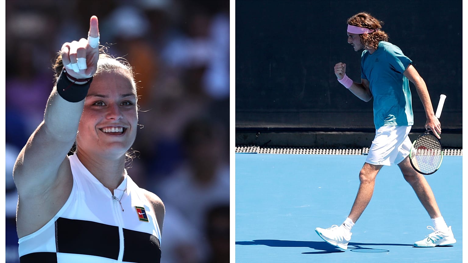 Στους «32» του Australian Open, Σάκκαρη και Τσιτσιπάς