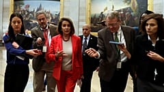 رهبران حزب دموکرات آمریکا از ترامپ خواستند به کنگره نرود