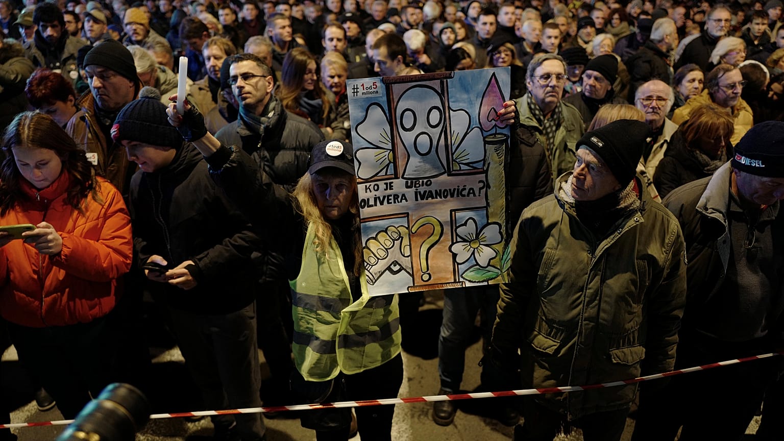 March in Belgrade in memory of assassinated Serbian politician