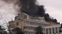 Incendio all'università di Lione per lo scoppio di tre bombole di gas 
