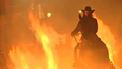 Horses jump bonfires at Spanish festival's 'purification ceremony'