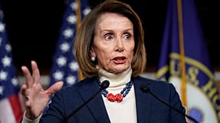 Nancy Pelosi bei einer Rede in Washington