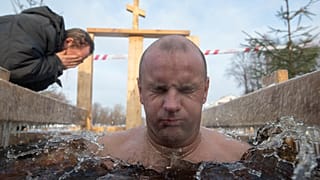 Православные отмечают Крещение Господне