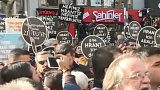 Hrant Dink öldürüldüğü Agos'un önünde anıldı: 'Hepimiz Teferruatız'