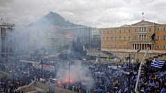 Τραυματίες στο συλλαλητήριο για τη Συμφωνία των Πρεσπών