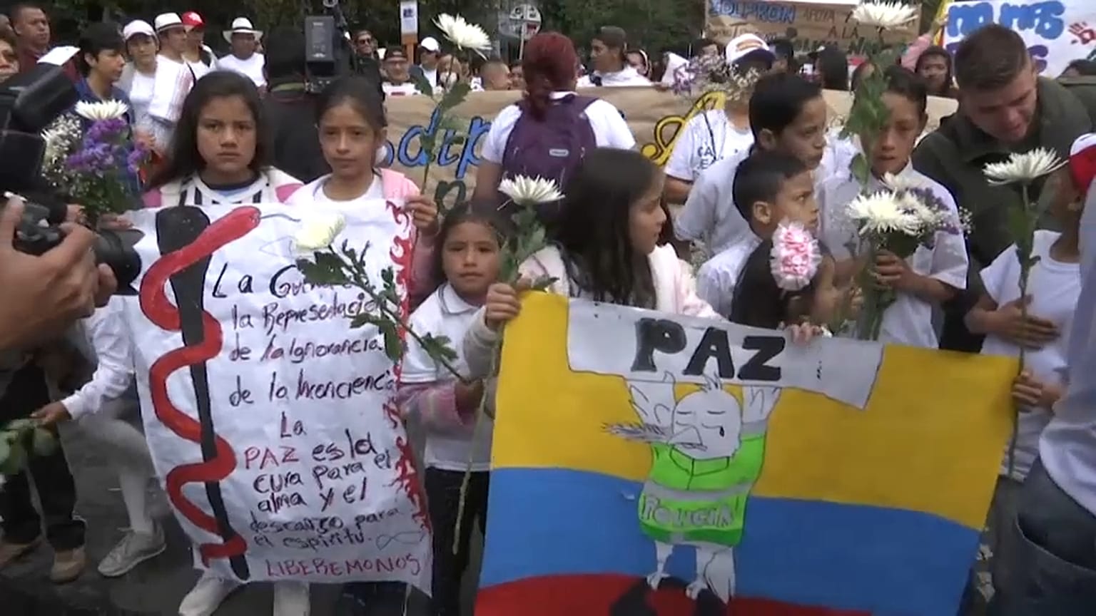Colombia marcha contra el terrorismo