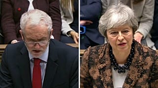 Trabalhista Jeremy Corbyn acusa Theresa May de "farsa" para... inglês ver