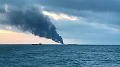 Tote bei Schiffsbrand vor Krim