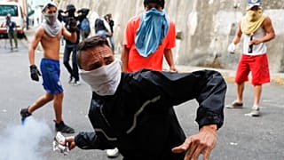Demonstranten in Caracás