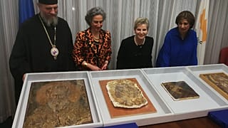 Επιστρέφουν στην Κύπρο μετά από 45 χρόνια τοιχογραφίες που κλάπηκαν από τα κατεχόμενα