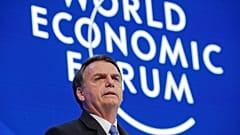 Bolsonaro presenta en Davos su "nuevo Brasil"