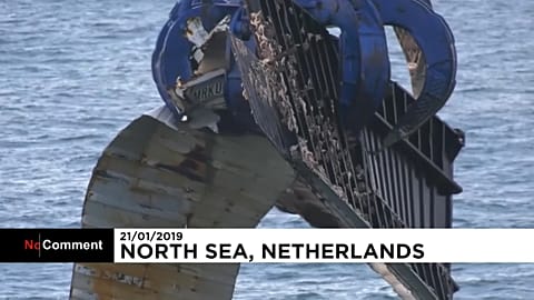 Major salvage operation after ship loses hundreds of containers