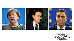Davos 2019, gli interventi di Merkel, Conte e Sanchez