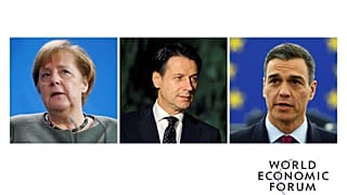 Davos 2019, gli interventi di Merkel, Conte e Sanchez