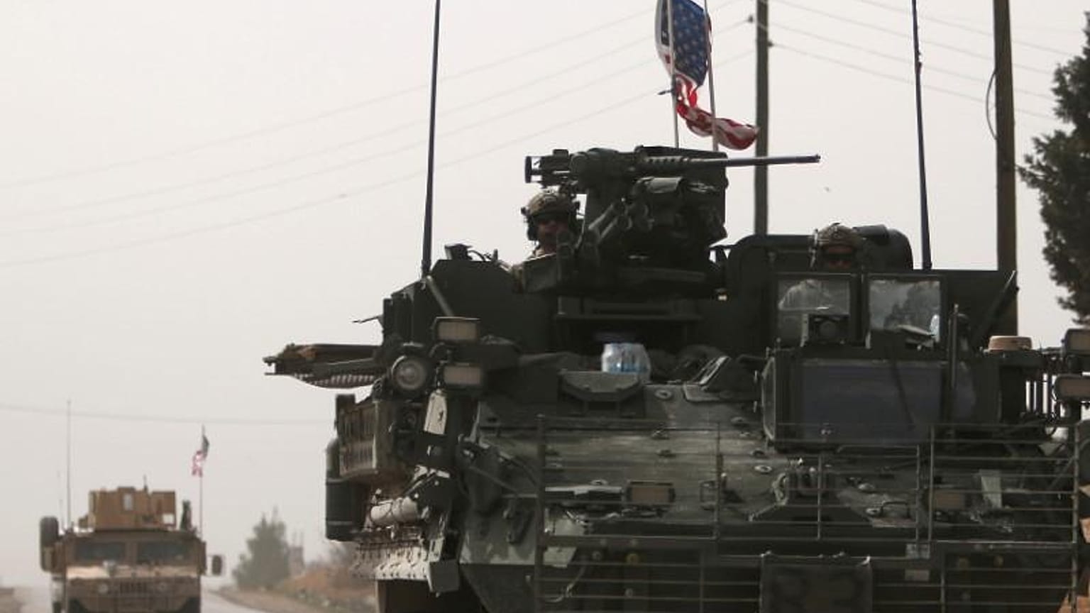 Menbiç'teki Amerikan askerleri
