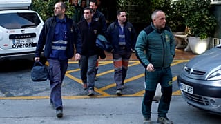 Los mineros asturianos bajan al pozo en Totalán para rescatar a Julen