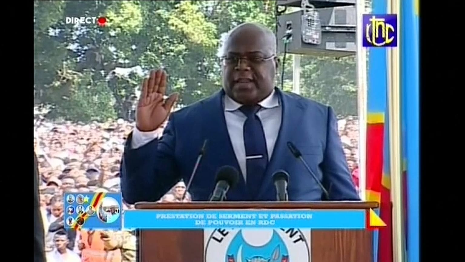 R.D.Congo : Félix Tshisekedi a prêté serment 