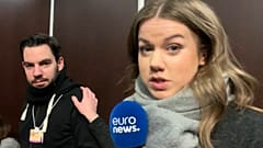 Aurelien and Sasha at Davos