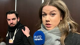 Aurelien and Sasha at Davos