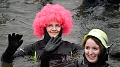 Etwa 2.000 machen mit beim 50. Donauschwimmen in Neuburg 