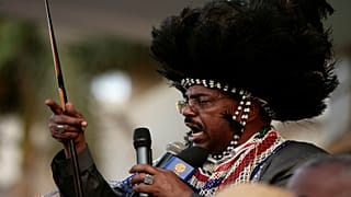الرئيس السوداني عمر حسن البشير في تجمع شعبي