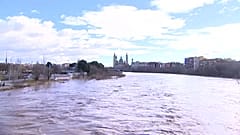 Árvízveszély Zaragozában