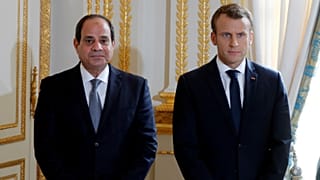 ماكرون يبلغ السيسي أنه لا يمكن فصل الاستقرار والأمن عن حقوق الإنسان