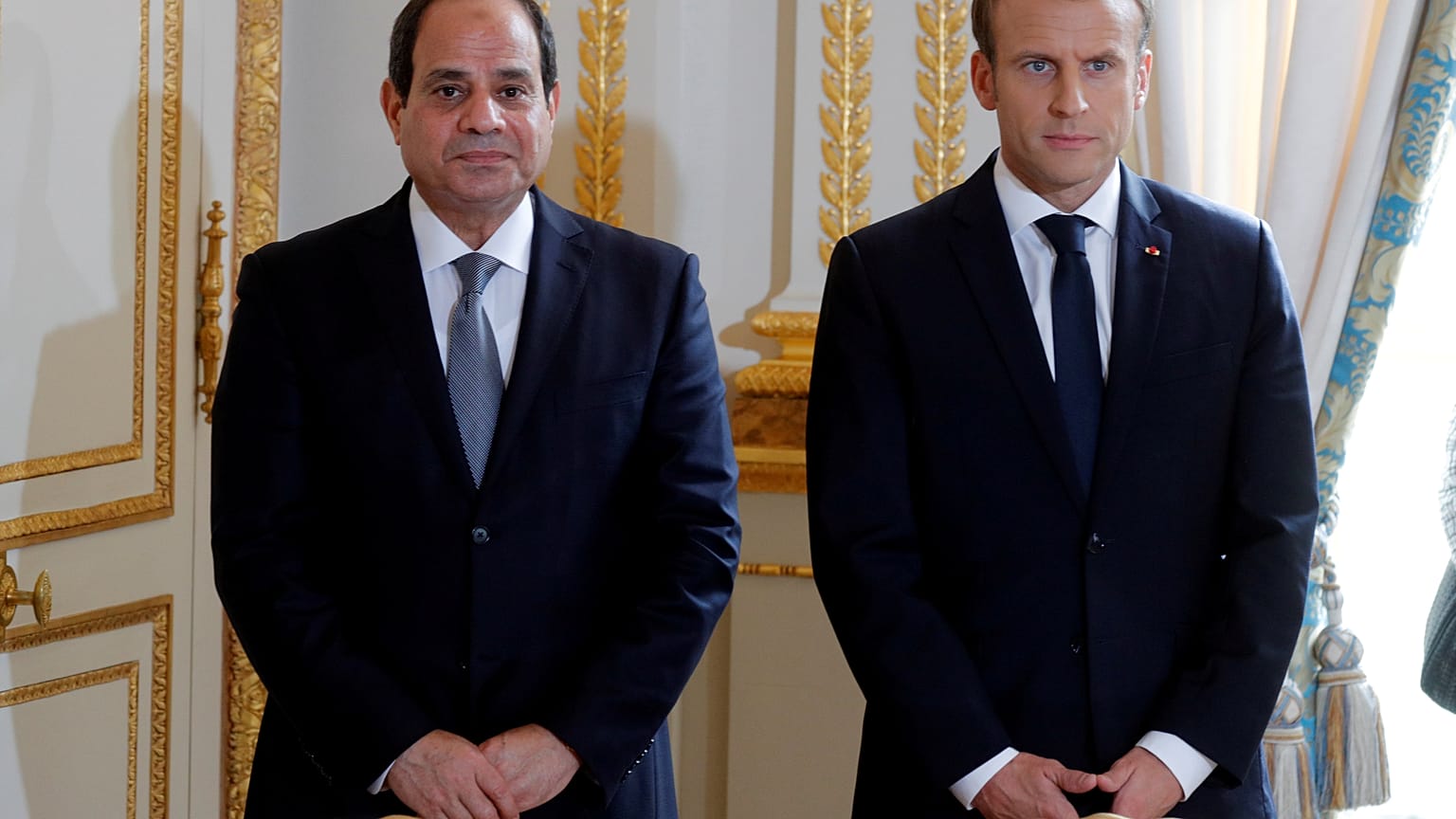 Macron presses Egypt's Al-Sisi on human rights during official visit