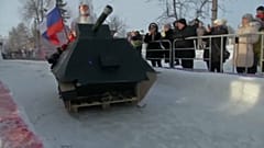 Russland: Schlittenspektakel begeistert Zuschauer