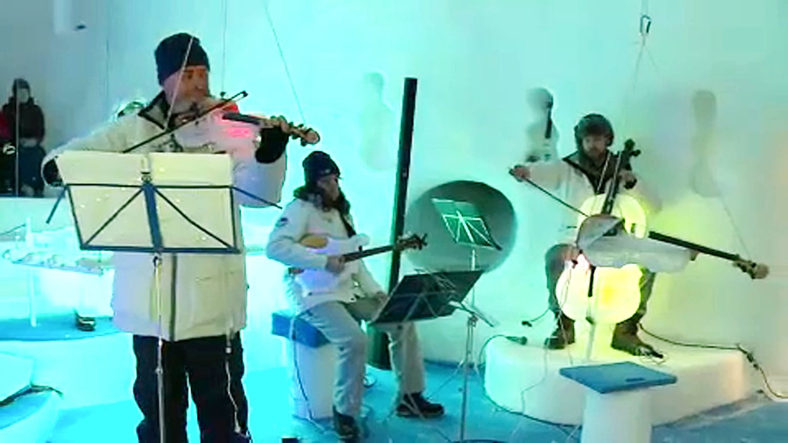 Música en el 'paraíso' de hielo