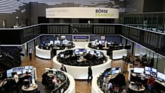 the stock exchange in Frankfurt