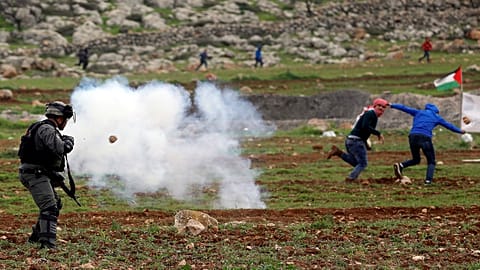 Des heurts dans un village de Cisjordanie