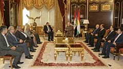 بارزانی با هیئتی از مخالفان سوریه دیدار کرد