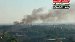 قصف بمدينة دير الزور في سوريا